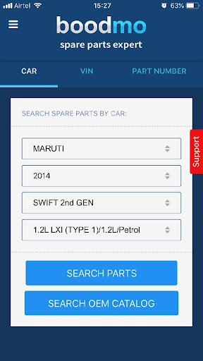 boodmo - Spare Parts for CARS in India 5.3.1 Screenshots 1