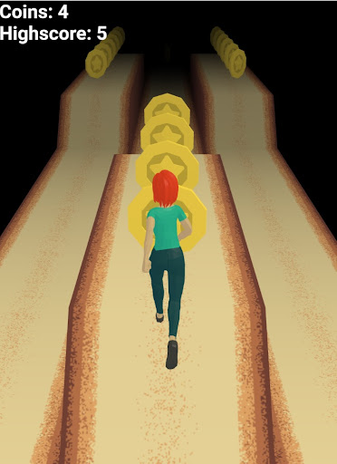 Android application Coins Runner 3D Running Game screenshort