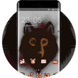 Animal theme wolf muzzle spots wallpaper icon