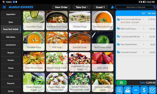 Android application Aldelo Express - Tablet POS screenshort