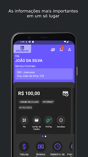 Android application Life Internet screenshort