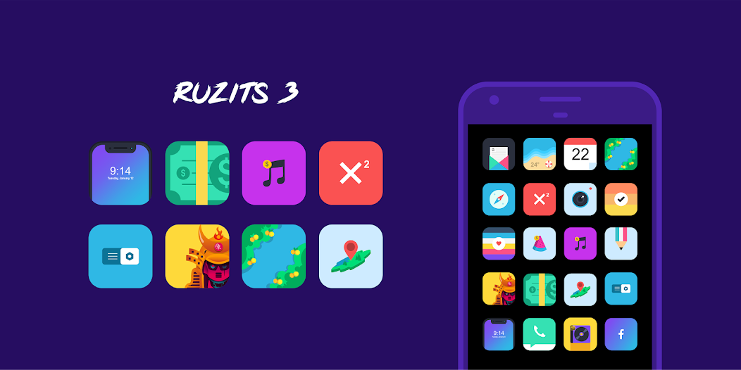 Ruzits 3 Icon Pack v1.24 [Patched]