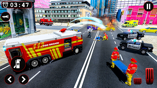 Fire Engine Sim firetruck Game