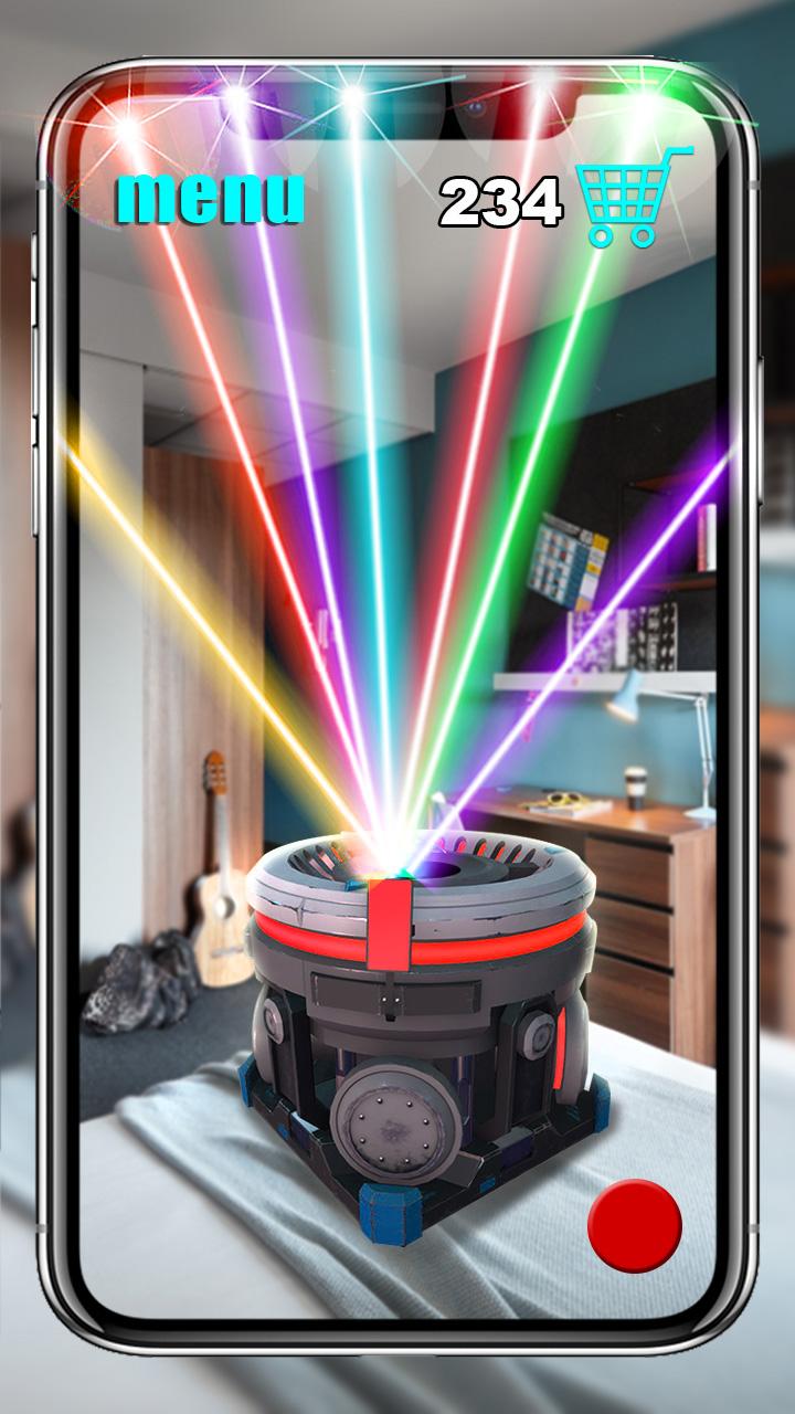 Android application Laser 100 Beams Funny Joke screenshort