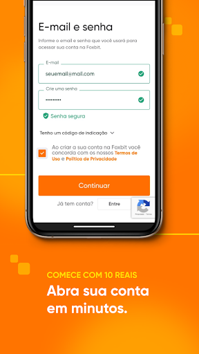 Foxbit Exchange Screen 2