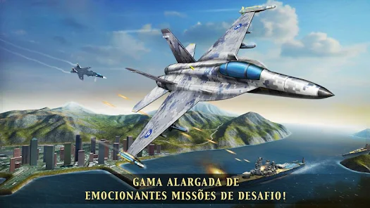 Jogo de Avião Caça Para Celular Over G: Modern Air Combat Android