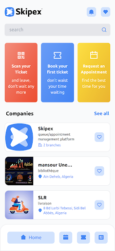 Android application Skipex screenshort