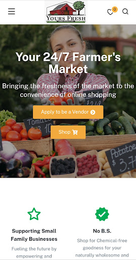 Android application Yours Fresh 1.0 screenshort