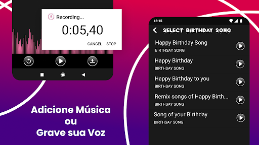 Criador Vídeo de Aniversário screenshot 8