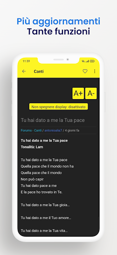 Canti Cristiani Screen 3