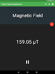 screenshot of Physics Toolbox Magnetometer