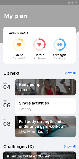 Android application Ultimate Fitness (Liberia) screenshort