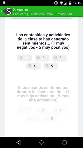 Android application Sesamo screenshort