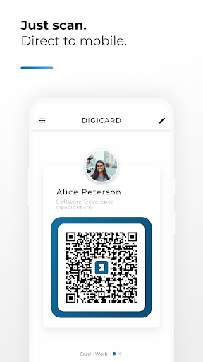 Android application DigiCard - Business Card screenshort