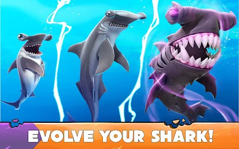 Hungry Shark World - A Guide on the Different Sharks and Size