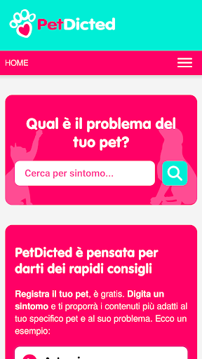 Android application PetDicted screenshort