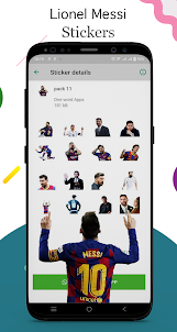 Lionel Messi Stickers for WA