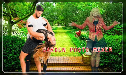Garden photo frame editor