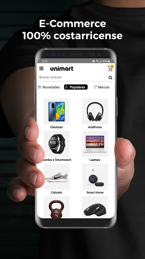 Android application Unimart - Comprar en línea screenshort