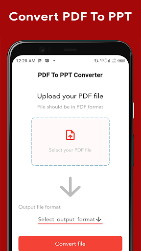 Android application PDF To PPT Converter - PDF PPT screenshort