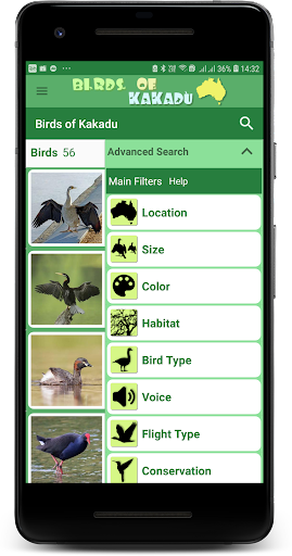 Australia Birds ID Kakadu Demo Screen 3