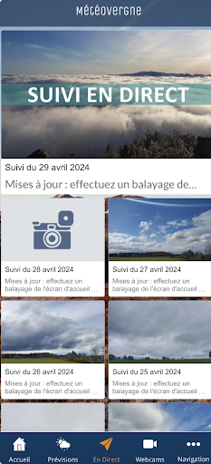 Météovergne Screen 3