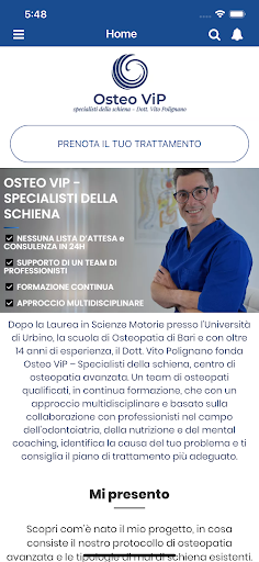 Osteo ViP Dott. Vito Polignano Screen 2