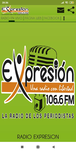 Radio Expresión Screen 3