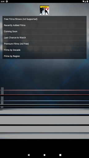 Android application Wrestling TV Channel screenshort