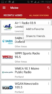 Maine Radio Stations - USA