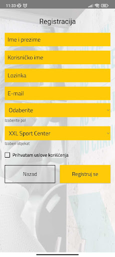 XXL – SPORTS CENTER Screen 2