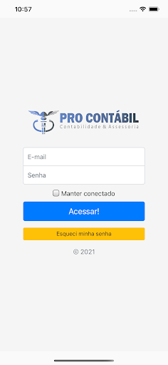 Android application Equipe Pro Contábil screenshort