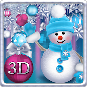 Snowman 3D Next Launcher Theme