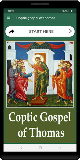 Android application Coptic gospel of thomas screenshort
