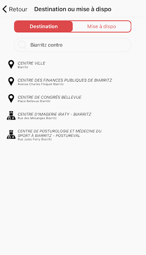 Android application BASKCAB screenshort