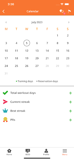 iMoveGym Screen 3