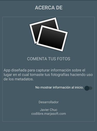 Comenta tus Fotos Screen 3