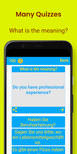 German Phrases Screen 3