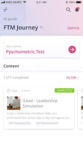 Android application Aktivlearn Plus screenshort