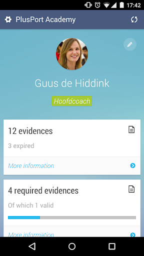 Android application PlusPort Academy screenshort