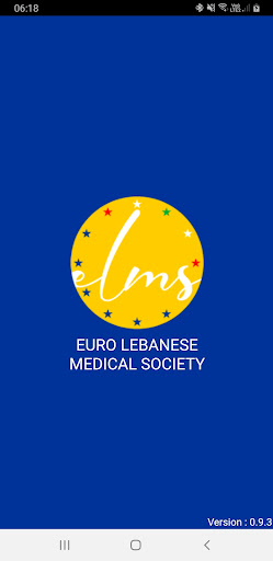 Android application EuroLebanese Medical Society screenshort