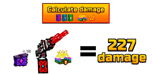Android application PG3D Damage Calculator screenshort