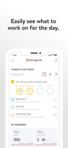 Missinglink Fitness Nutrition Screenshot 4 - AppWisp.com