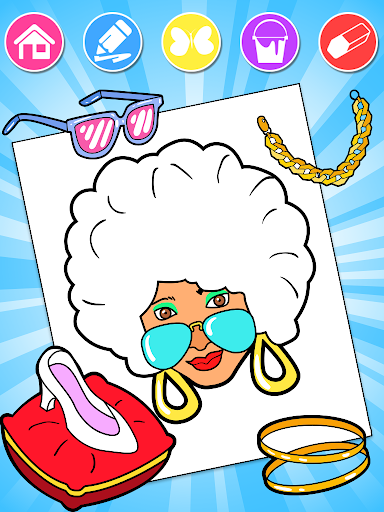 Screenshot of Beauty Coloring Book 3