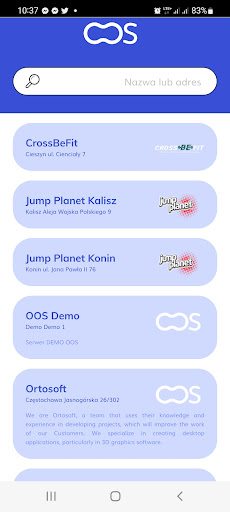 Android application OOS screenshort