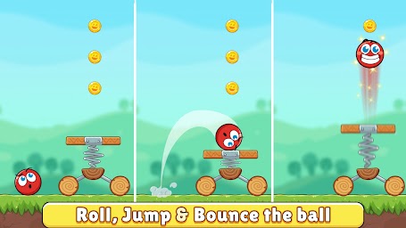 Red Bounce Ball Heroes