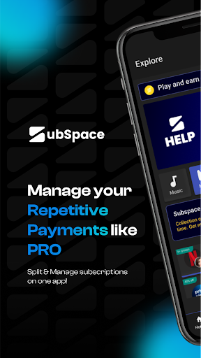 Android application SubSpace: Buy Subscriptions screenshort