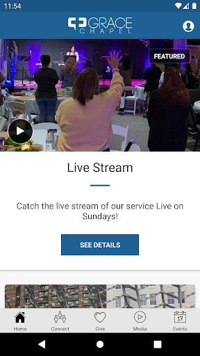 Android application Grace Chapel Indio screenshort