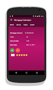 Mortgage Calculator Screenshot