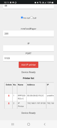 Garsonista Print Service BT-IP Screen 2